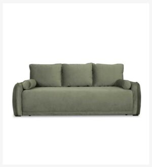 Canapea extensibilă Vida 3 locuri verde