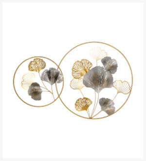 Decorațiune de perete frunze sculpturi 102 cm