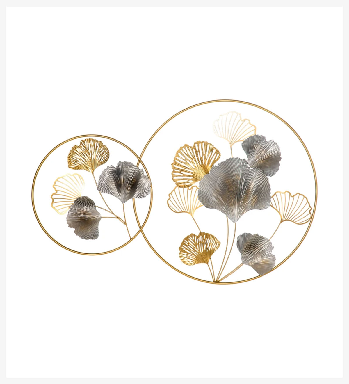 Decorațiune de perete frunze sculpturi 102 cm