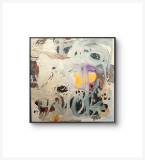 Tablou pictat manual 1000x1000 mm